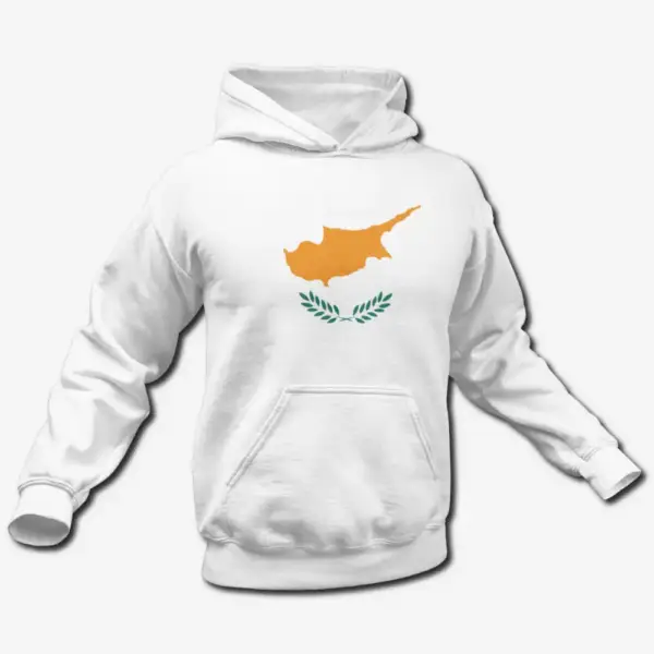 Cyprus Flag Hoodie, Cyprus's National Flag Hooded Sweatshirt