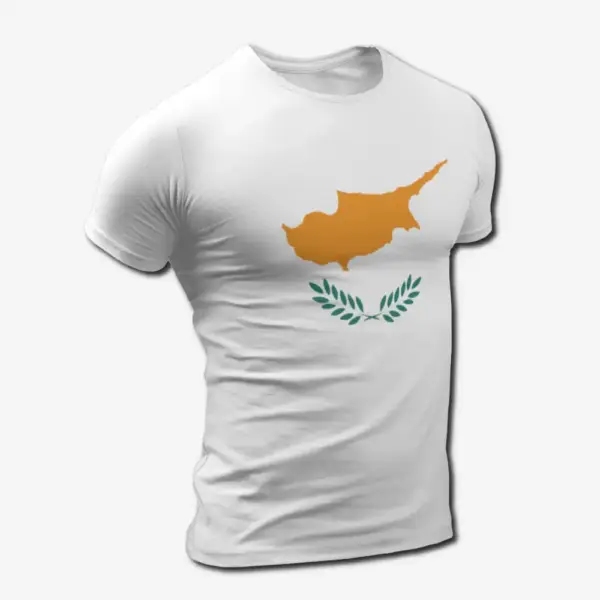 Cyprus Flag T-Shirt, Cyprus's National Flag Tee Shirt