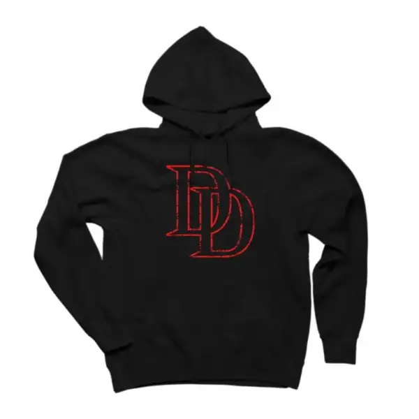 Daredevil Logo Hoodie, Daredevil Logo Hooded Sweatshirt