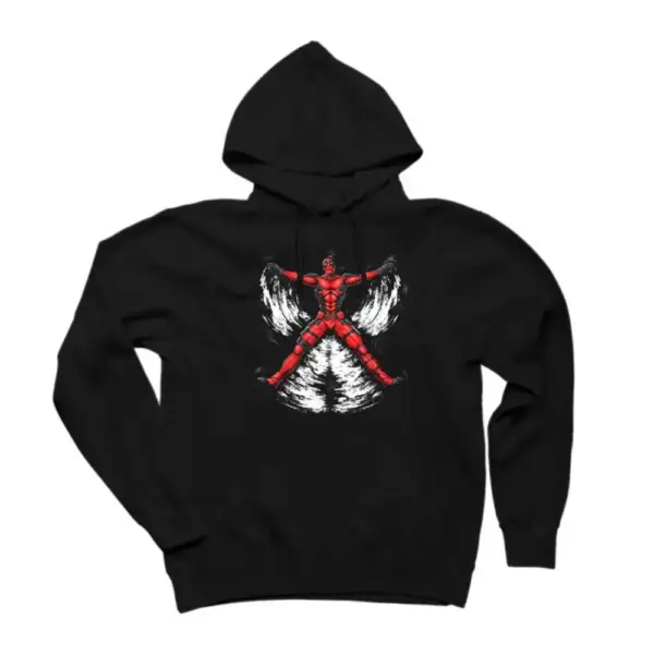 Deadpool Blood Angel Hoodie, Deadpool Hooded Sweatshirt