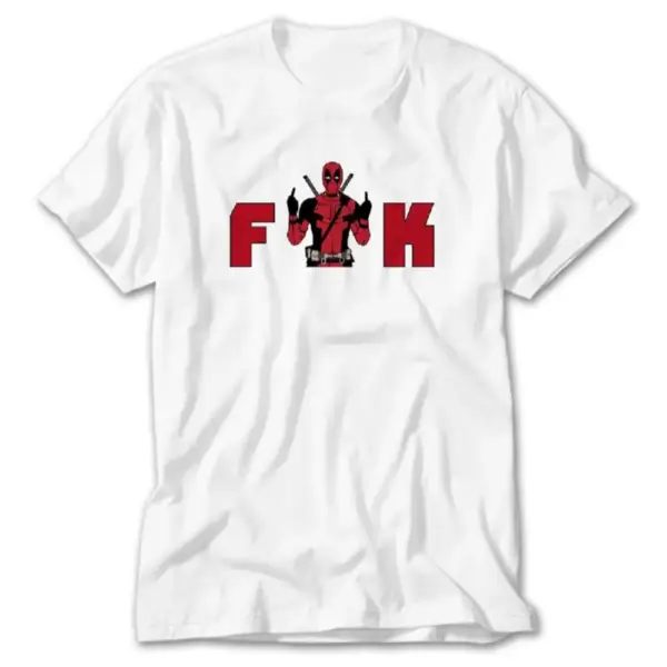 Deadpool T-Shirt, Deadpool Fuk Tee Shirt