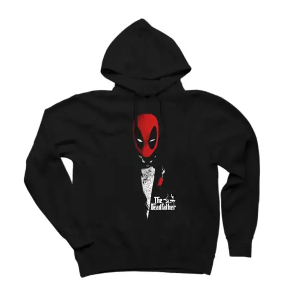 Deadpool The Deadfather Hoodie, Deadpool Hooded Sweatshirt