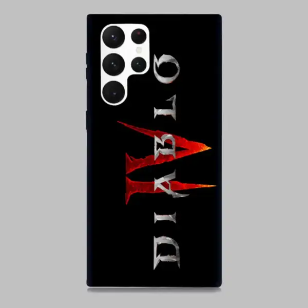Diablo 4 Logo Samsung Galaxy S22 Silicon Phone Case