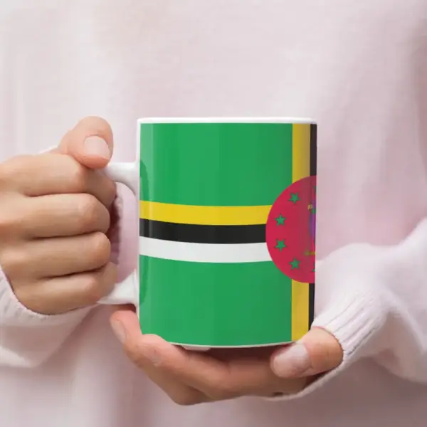 Dominica Flag Coffee Mug, Dominica's National Flag Mug