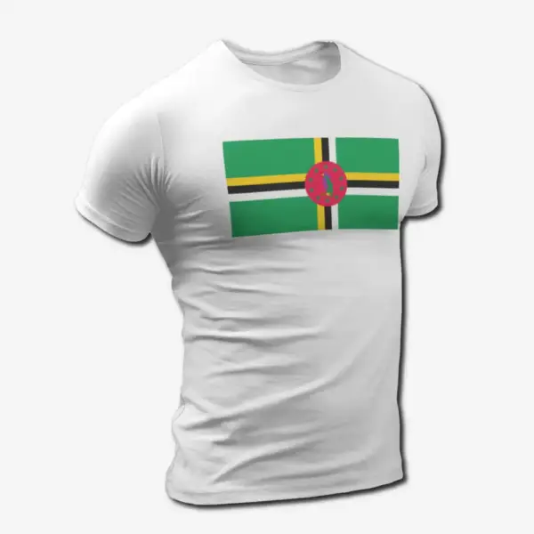 Dominica Flag T-Shirt, Dominica's National Flag Tee Shirt