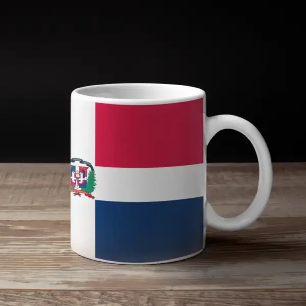 Dominican Republic Flag Coffee Mug, Dominican Republic's National Flag Mug - Image 2