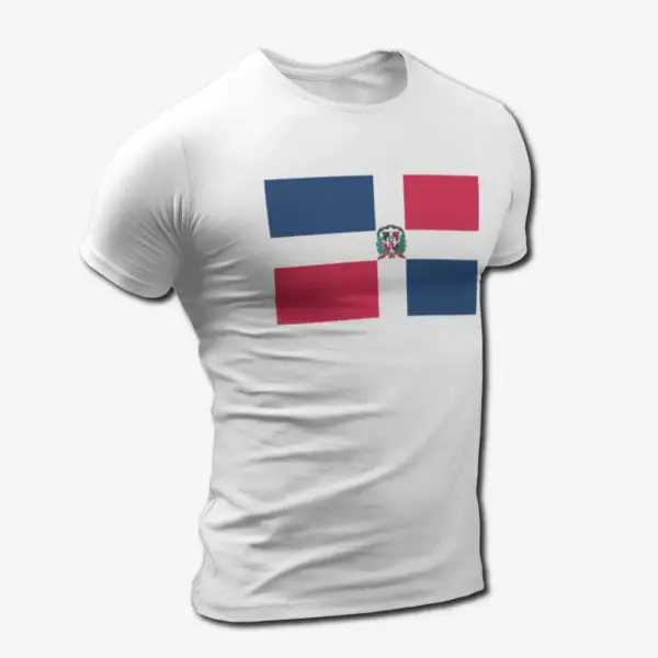 Dominican Republic Flag T-Shirt, Dominican Republic's National Flag Tee Shirt