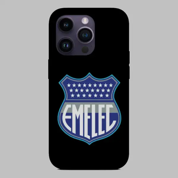 Escudo Club Sport Emelec Logo iPhone 14 Silicon Phone Case