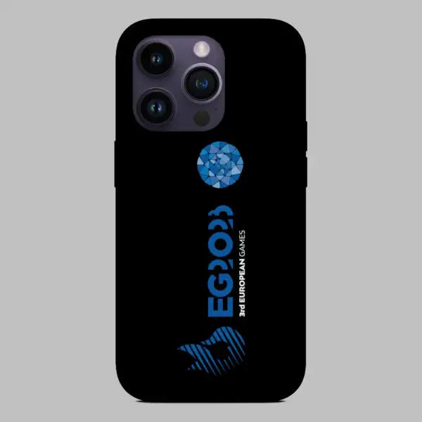 European Games Krakow Malopolska Logo iPhone 14 Silicon Phone Case