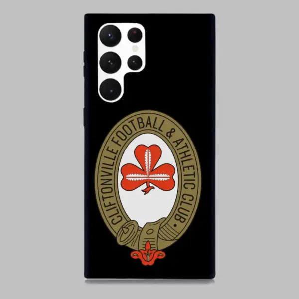 FC Cliftonville Belfast Logo Samsung Galaxy S22 Silicon Phone Case