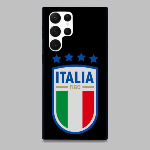 Figc Italia 2023 Logo Samsung Galaxy S22 Silicon Phone Case
