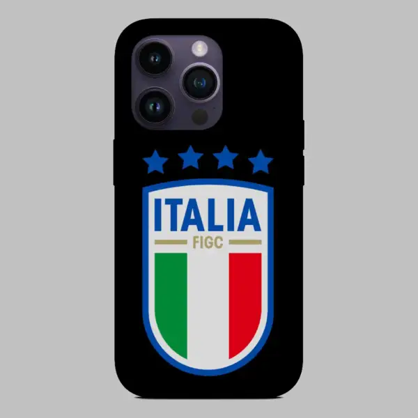 Figc Italia 2023 Logo iPhone 14 Silicon Phone Case
