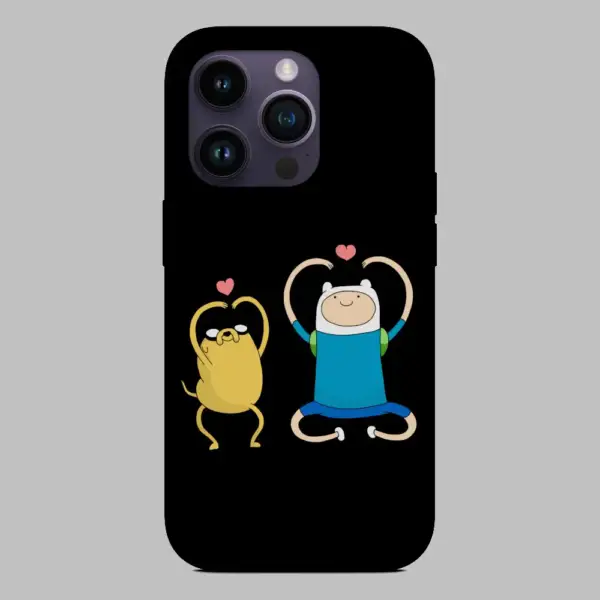 Finn and Jake iPhone 14 Silicone Phone Case