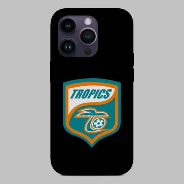 Florida Tropics Logo iPhone 14 Silicon Phone Case