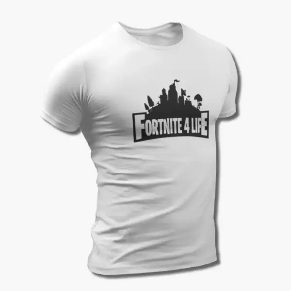 Fortnite T-Shirt, Fortnite 4 Life Tee Shirt