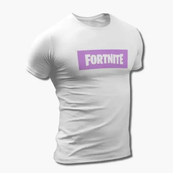 Fortnite T-Shirt, Fortnite Pink Logo Tee Shirt