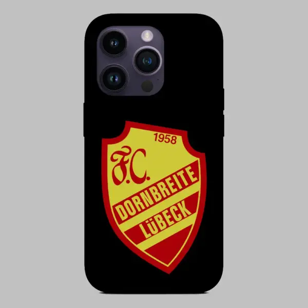 Fussball Club Dornbreite Lubeck Logo iPhone 14 Silicon Phone Case