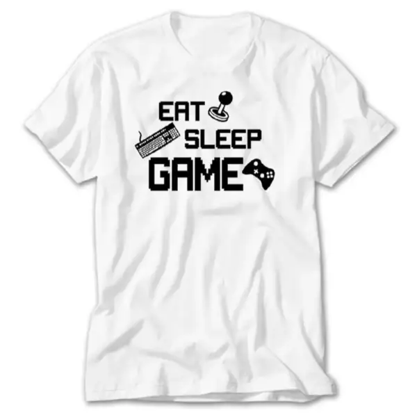 Game T-Shirt, Eat Sleep Game Tee Shirt