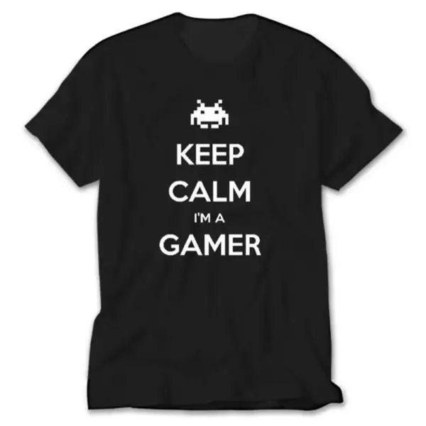 Gamer T-Shirt, Keep Calm Gamer Tee Shirt