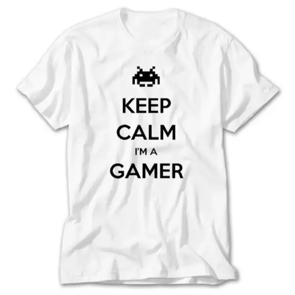 Gamer T-Shirt, Keep Calm Gamer Tee Shirt