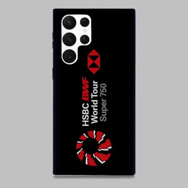 HSBC Bwf World Tour Logo Samsung Galaxy S22 Silicon Phone Case