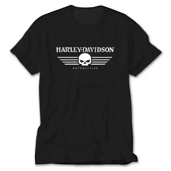 Harley Davidson T-Shirt, Harley Davidson Skull Tee Shirt