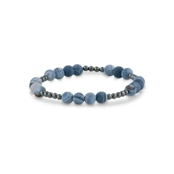 Hematite & Sodalit Natural Stone Bracelet