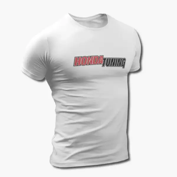 Honda Tuning T-Shirt, Honda Tuning Logo White Tee Shirt