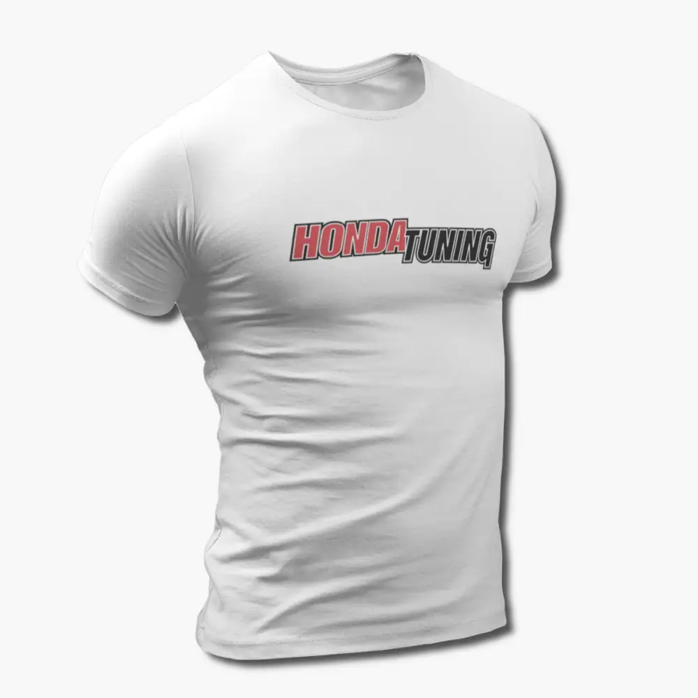 Honda Tuning T-Shirt, Honda Tuning Logo White Tee Shirt