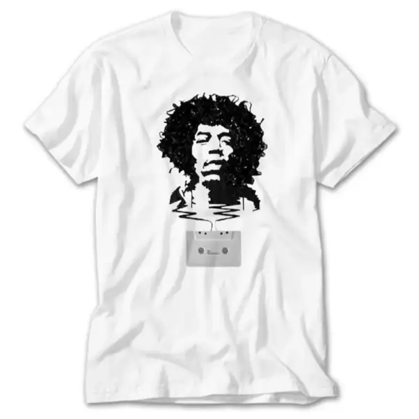 Jimi Hendrix T-Shirt, Jimi Hendrix Tape Tee Shirt
