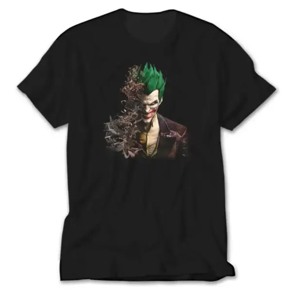 Joker T-Shirt, Joker Face and Bats Tee Shirt