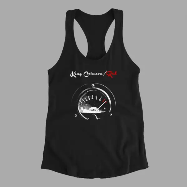 King Crimson Tank Top, King Crimson Red Black Athlete