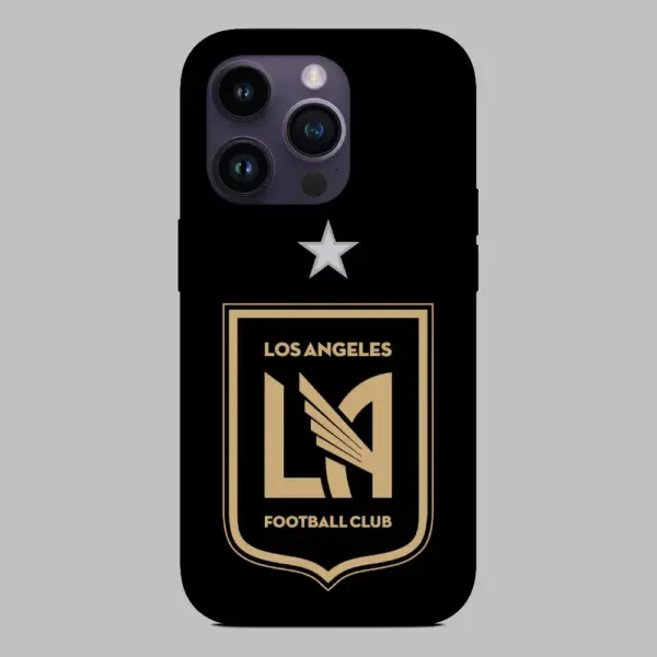 LAFC Los Angeles Football Club Logo iPhone 14 Silicon Phone Case