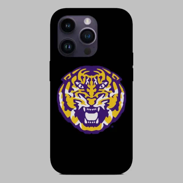 LSU Tigers Logo iPhone 14 Silicon Phone Case