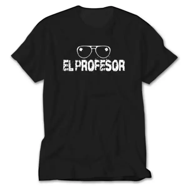 La Casa De Papel T-Shirt, La Casa De Papel El Professor Tee Shirt