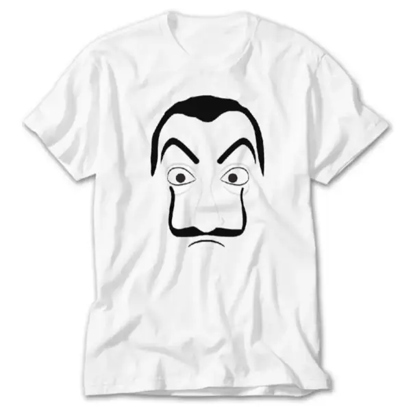 La Casa De Papel T-Shirt, La Casa De Papel Mask Tee Shirt