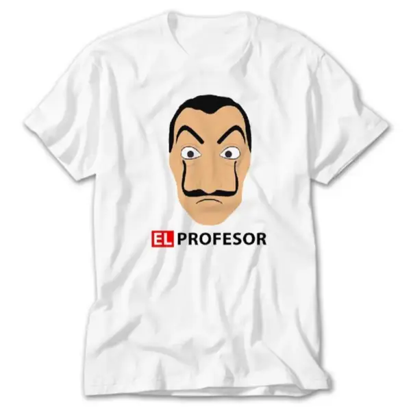 La Casa De Papel T-Shirt, La Casa De Papel Mask Tee Shirt