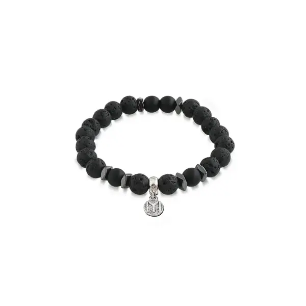 Lava & Onyx Natural Stone Bracelet