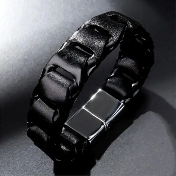 Genuine Leather Bracelet - Image 2
