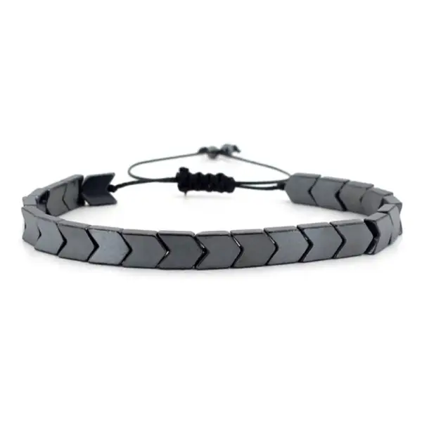 Genuine Hematite Mine Natural Stone Bracelet