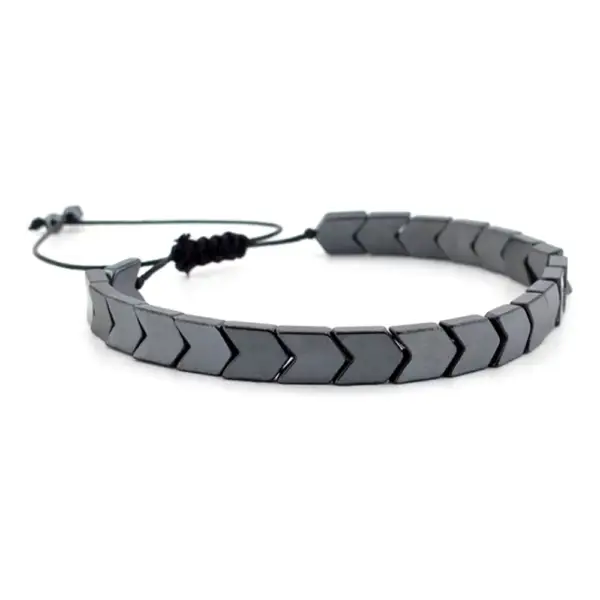 Genuine Hematite Mine Natural Stone Bracelet - Image 2