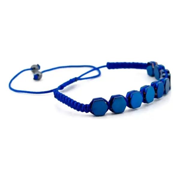 Blue Hematite Natural Stone Bracelet - Image 2