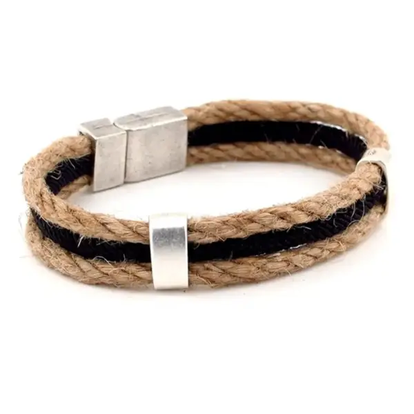3 Row Wicker Bracelet - Image 2