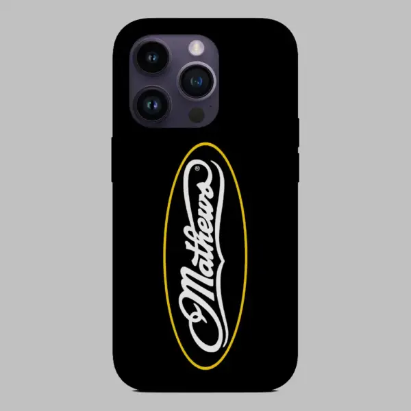Mathews Archery Logo iPhone 14 Silicon Phone Case