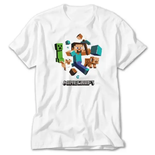 Mine Craft T-Shirt, Mine Craft Elements Tee Shirt