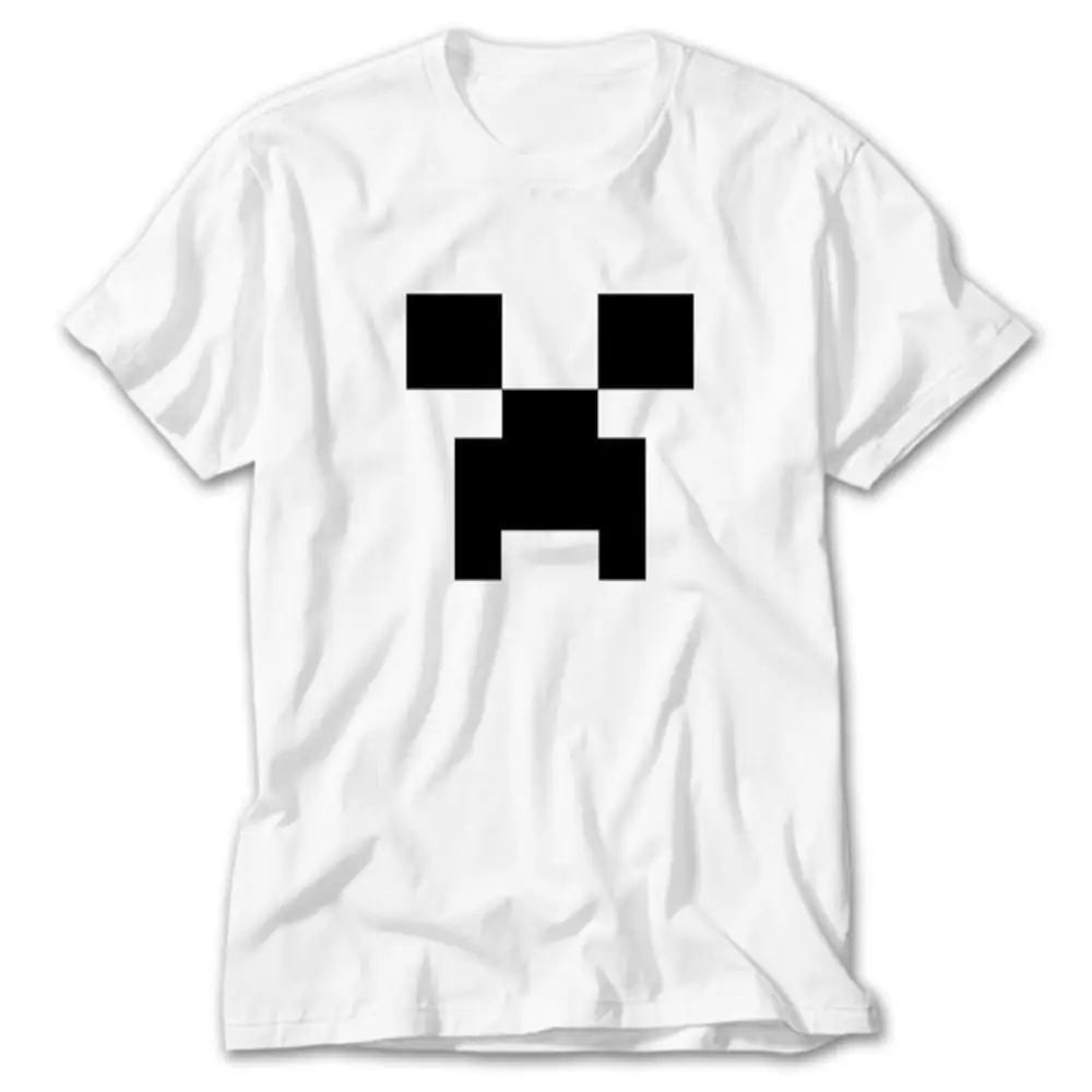 Mine Craft T-Shirt, Minecraft Creeper Face Tee Shirt