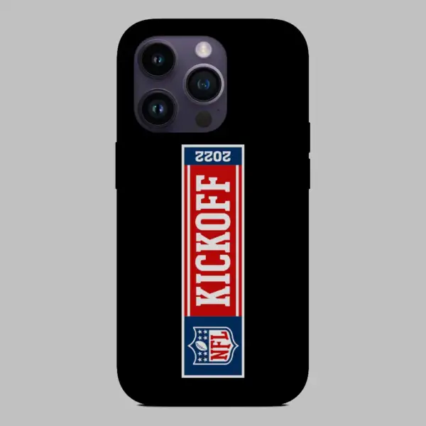 NFL Kickoff 2022 Logo iPhone 14 Silicon Phone Case