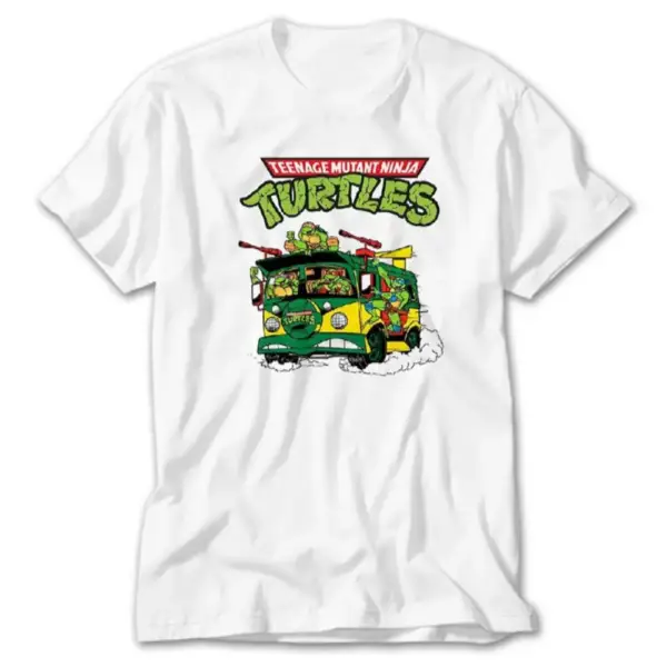 Ninja Turtles T-Shirt, Ninja Turtles Team Bus Tee Shirt