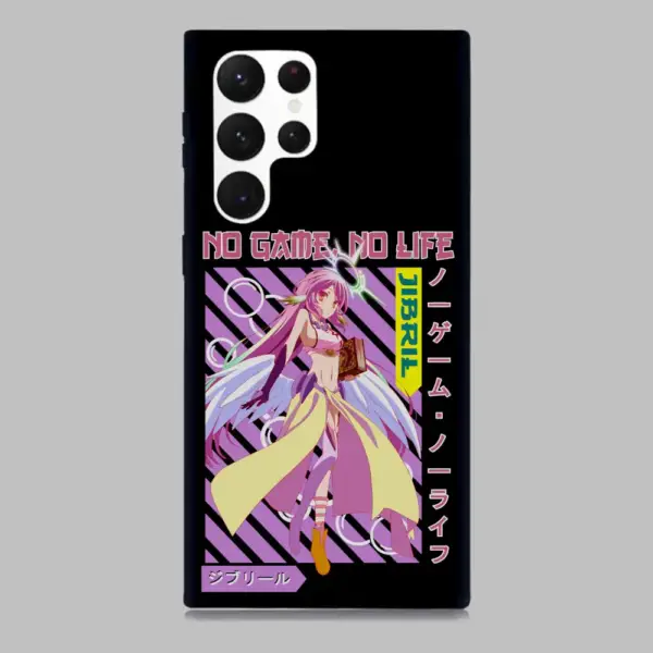 Anime Jibril Samsung Galaxy S22 Silicone Phone Case