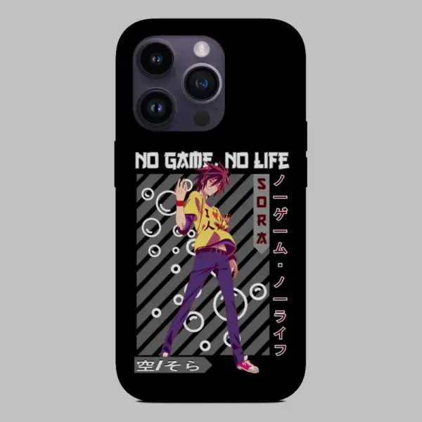 Anime Sora iPhone 14 Silicone Phone Case